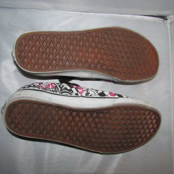 Vans Disney Alice in Wonderland Chesire Cat Men 7.5 Women 9.0 Used As Is - Picture 5 of 6